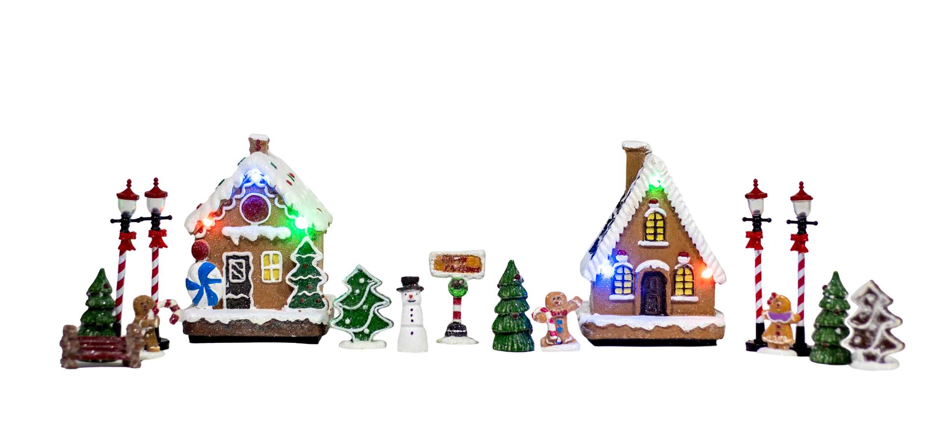 Christmas Village-17 Piece Set