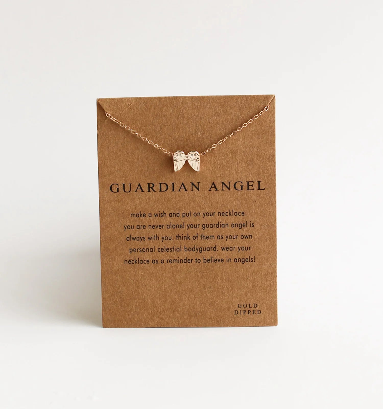 Carded Necklace-Guardian Angel