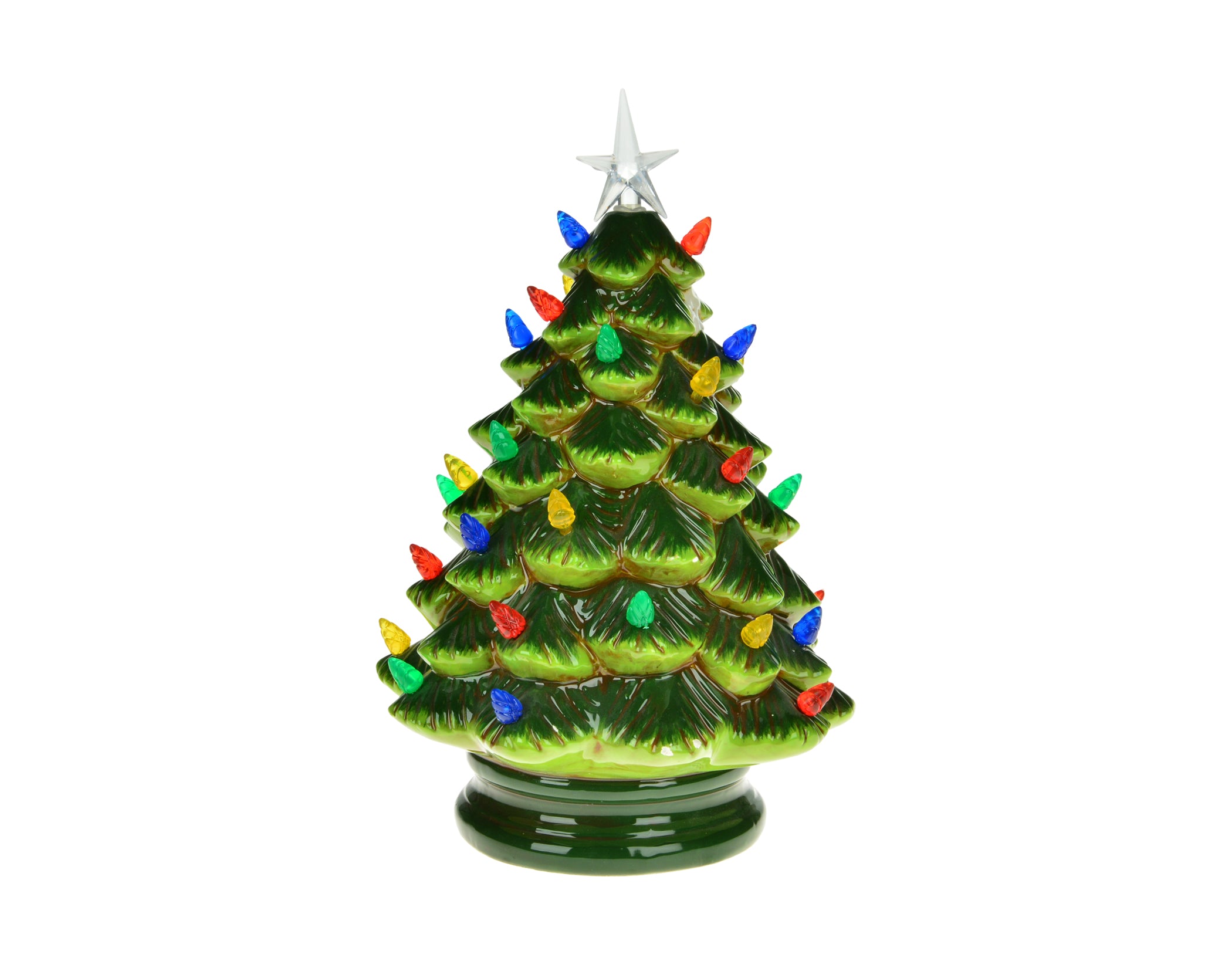 Ceramic Christmas Tree with LED Lights