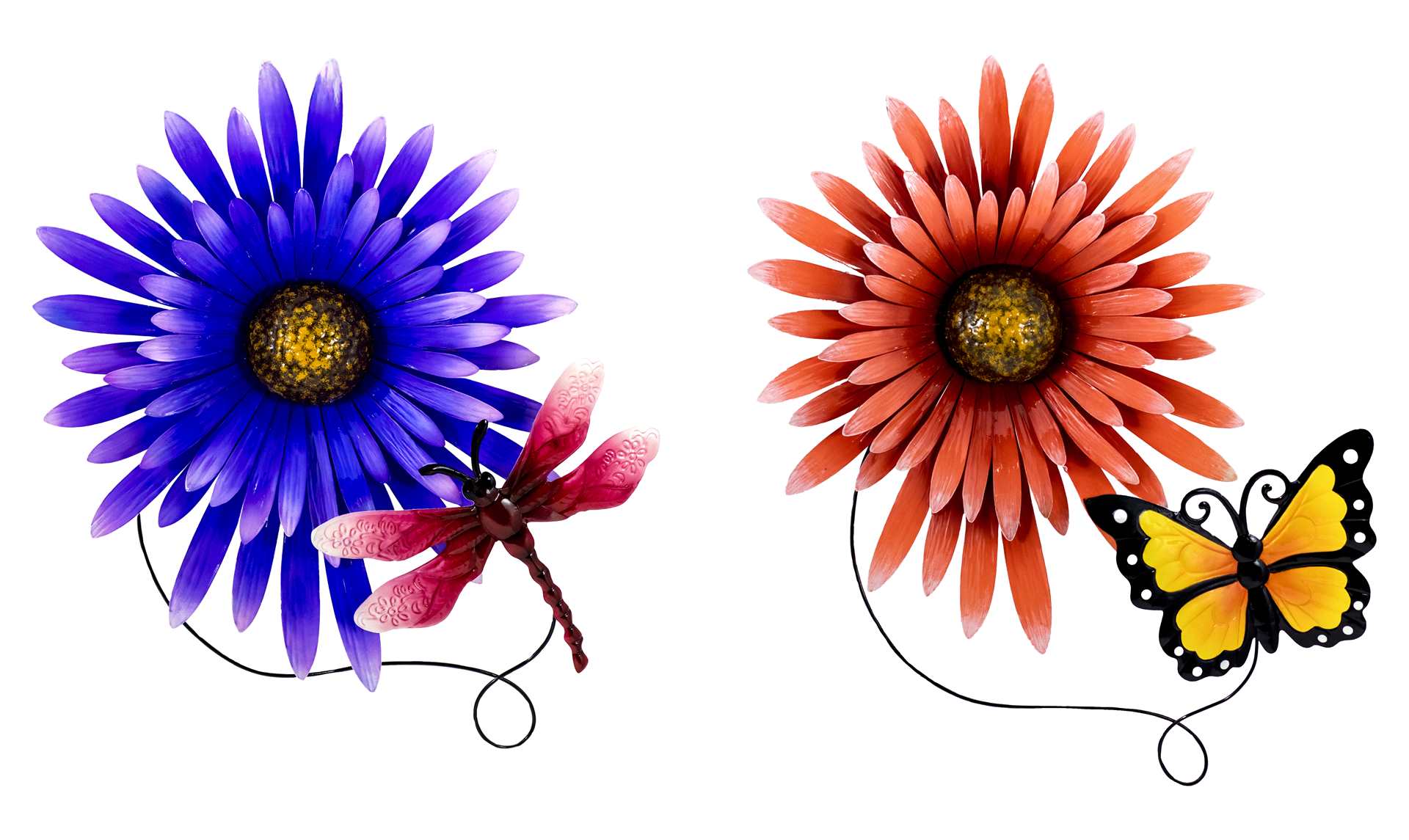 Metal Flower Wall Art