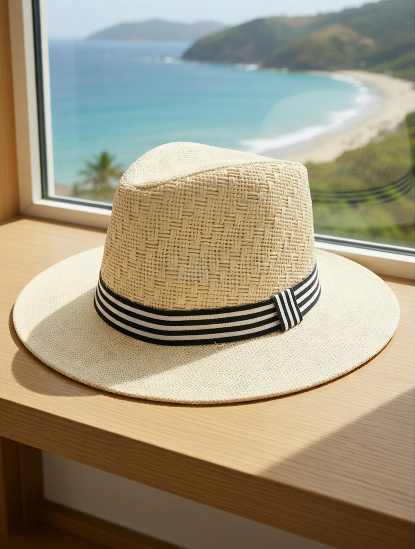 Unisex Fedora in Cream