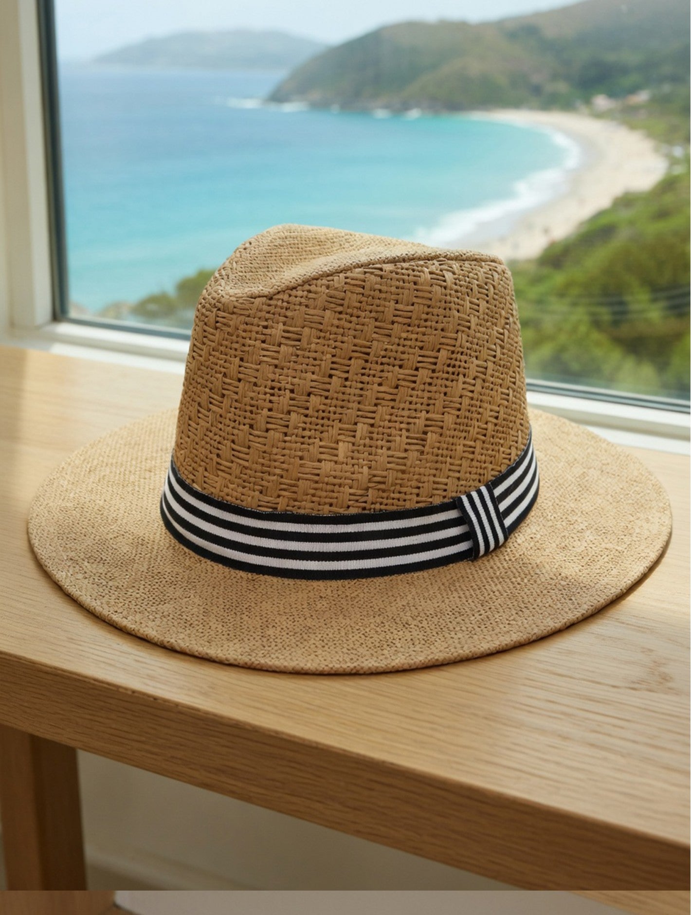 Unisex Fedora Hat in Natural