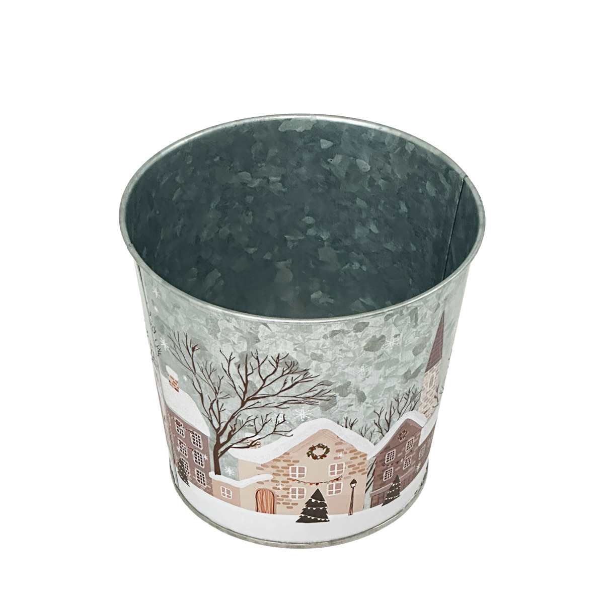 Silver Metal Planter