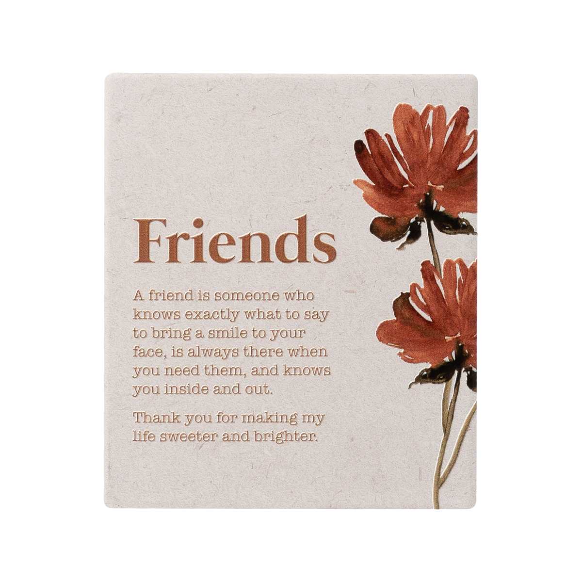 Friends Table Plaque