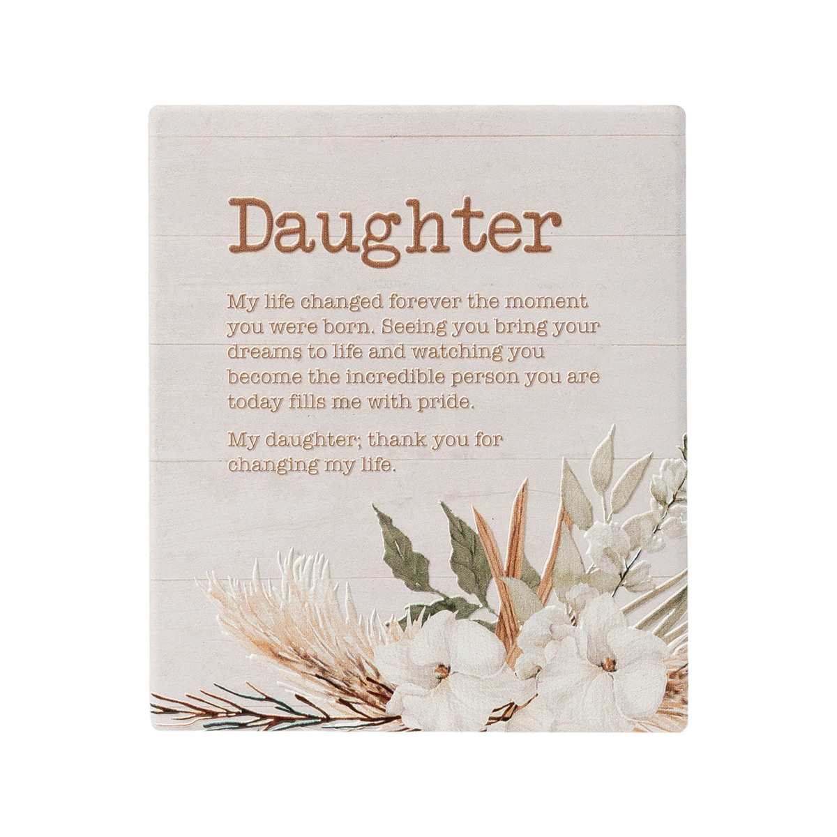 Daughter Table Plaque