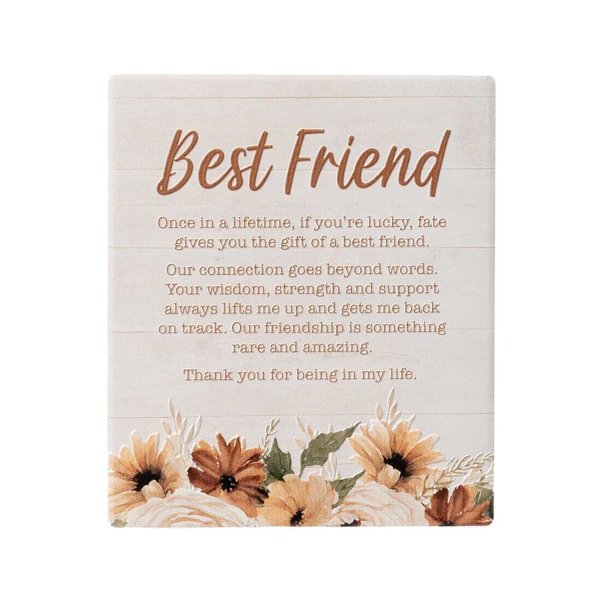 Best Friend Table Plaque