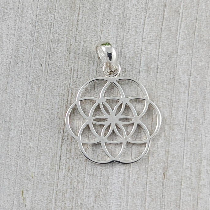 Delicate Flower of Life Pendant