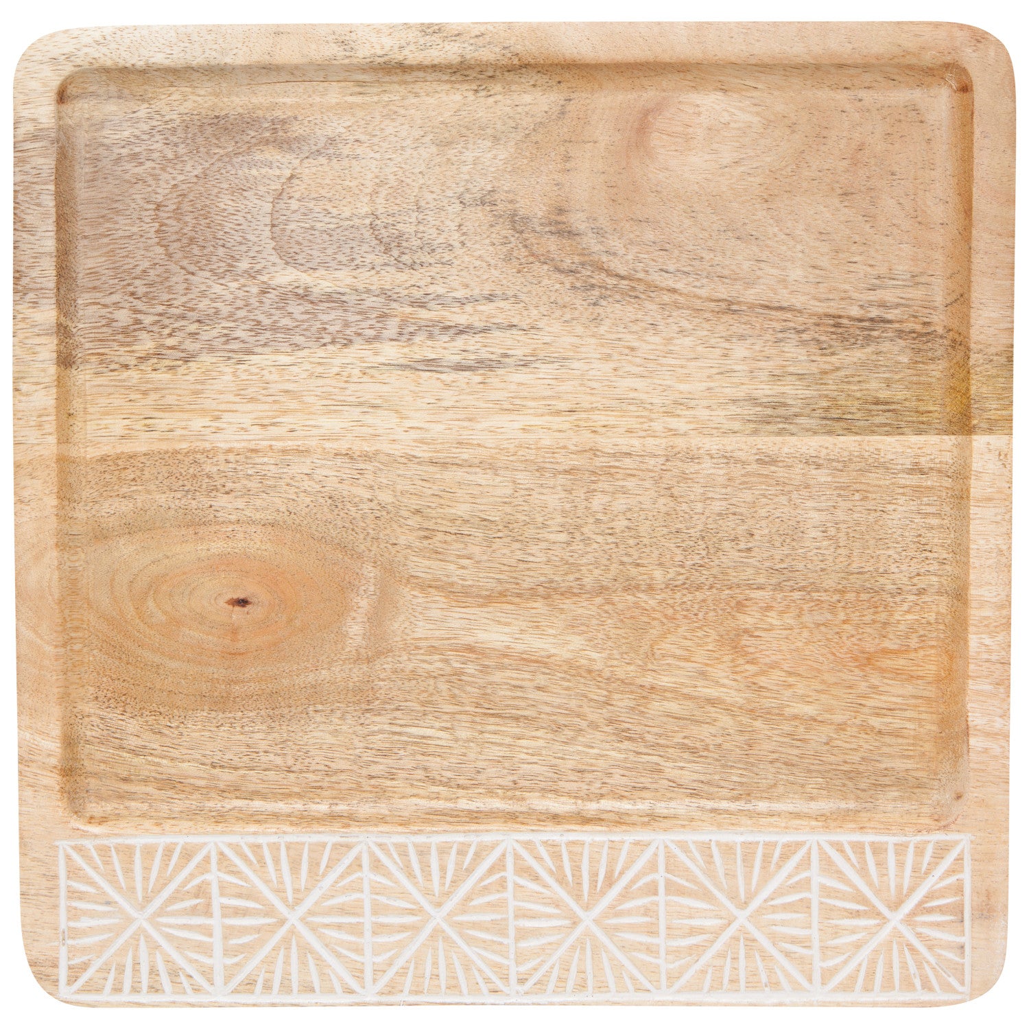 Nosh Mango Wood Serving Platter