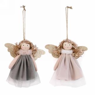 Glitter Angel Ornaments