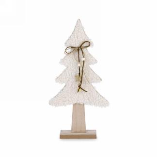 White Knit Tree Bell and Star
