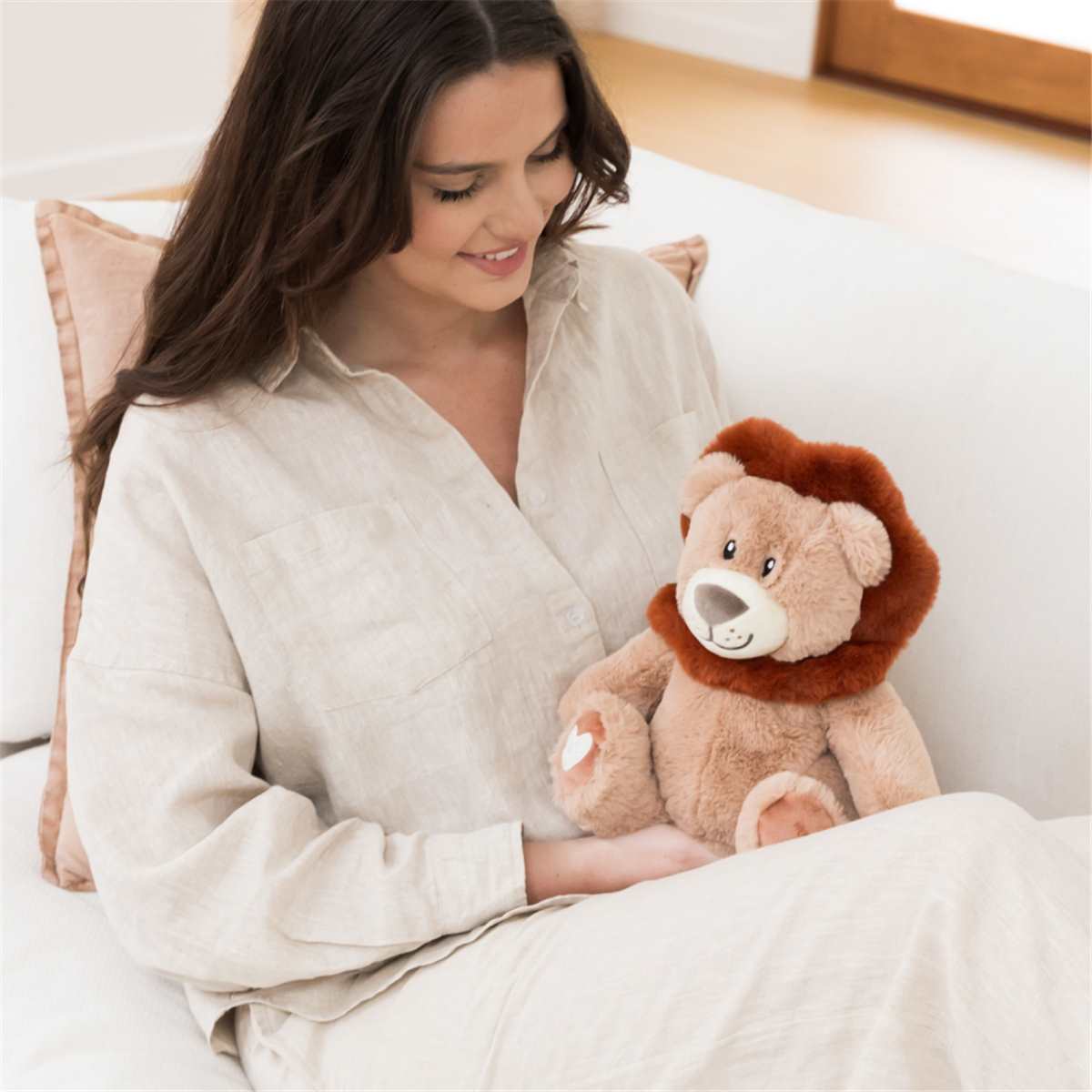 Toasty Hugs: Larry the Lion