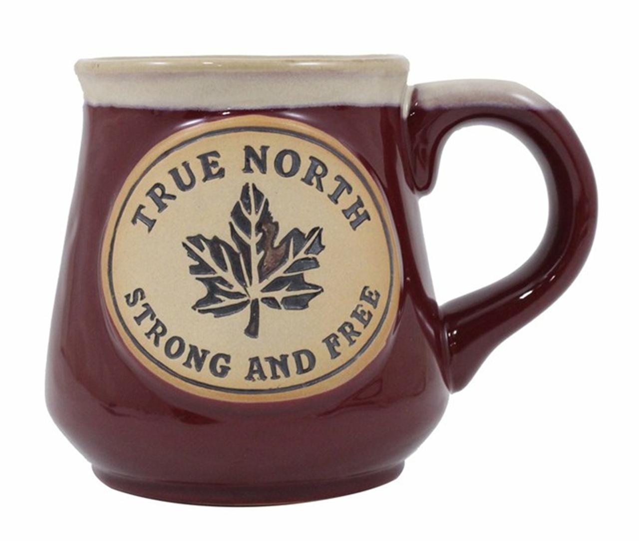 Large Pottery Style Fat Bottom Mug