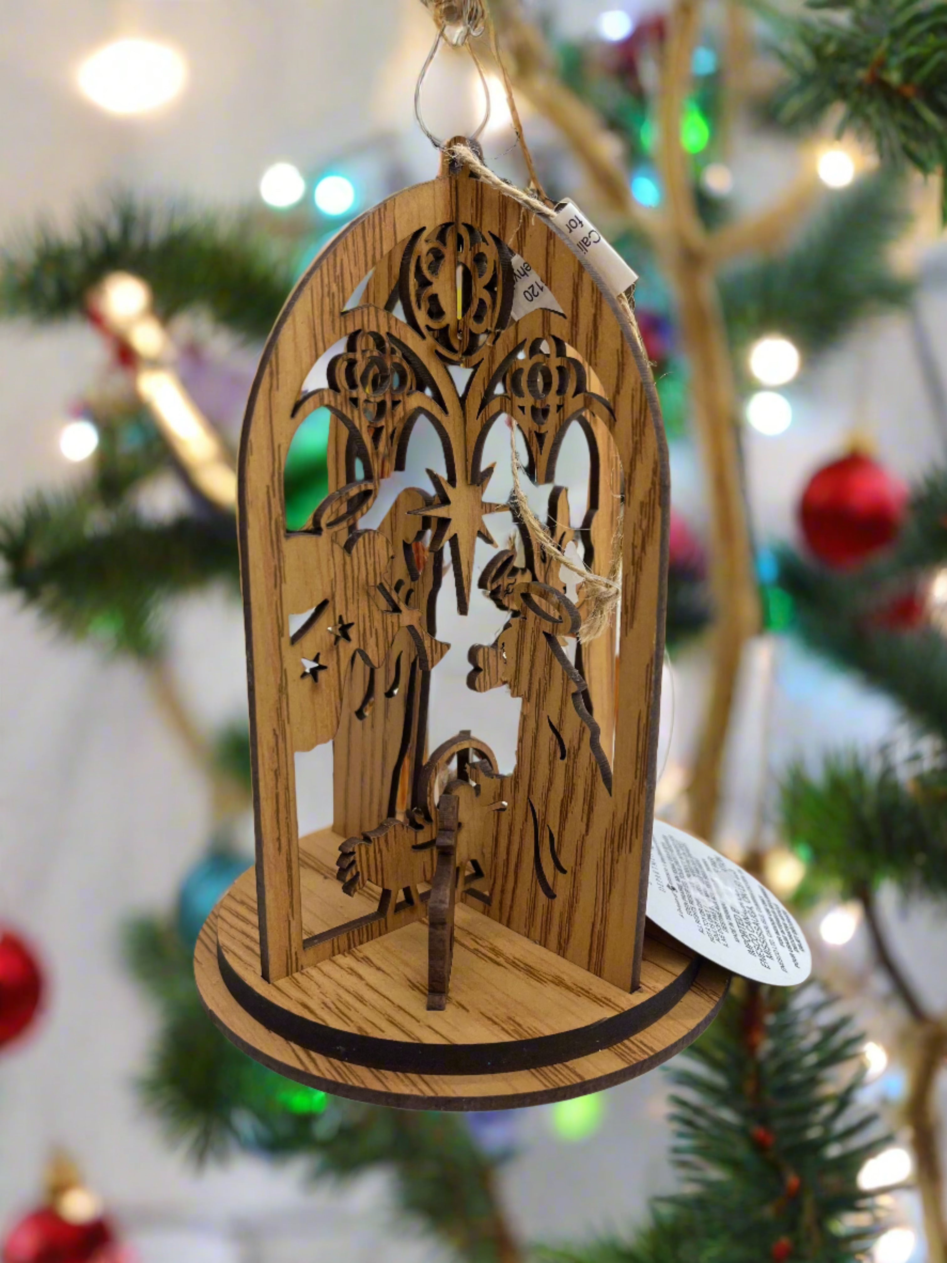 Laser Cut Nativity Ornament