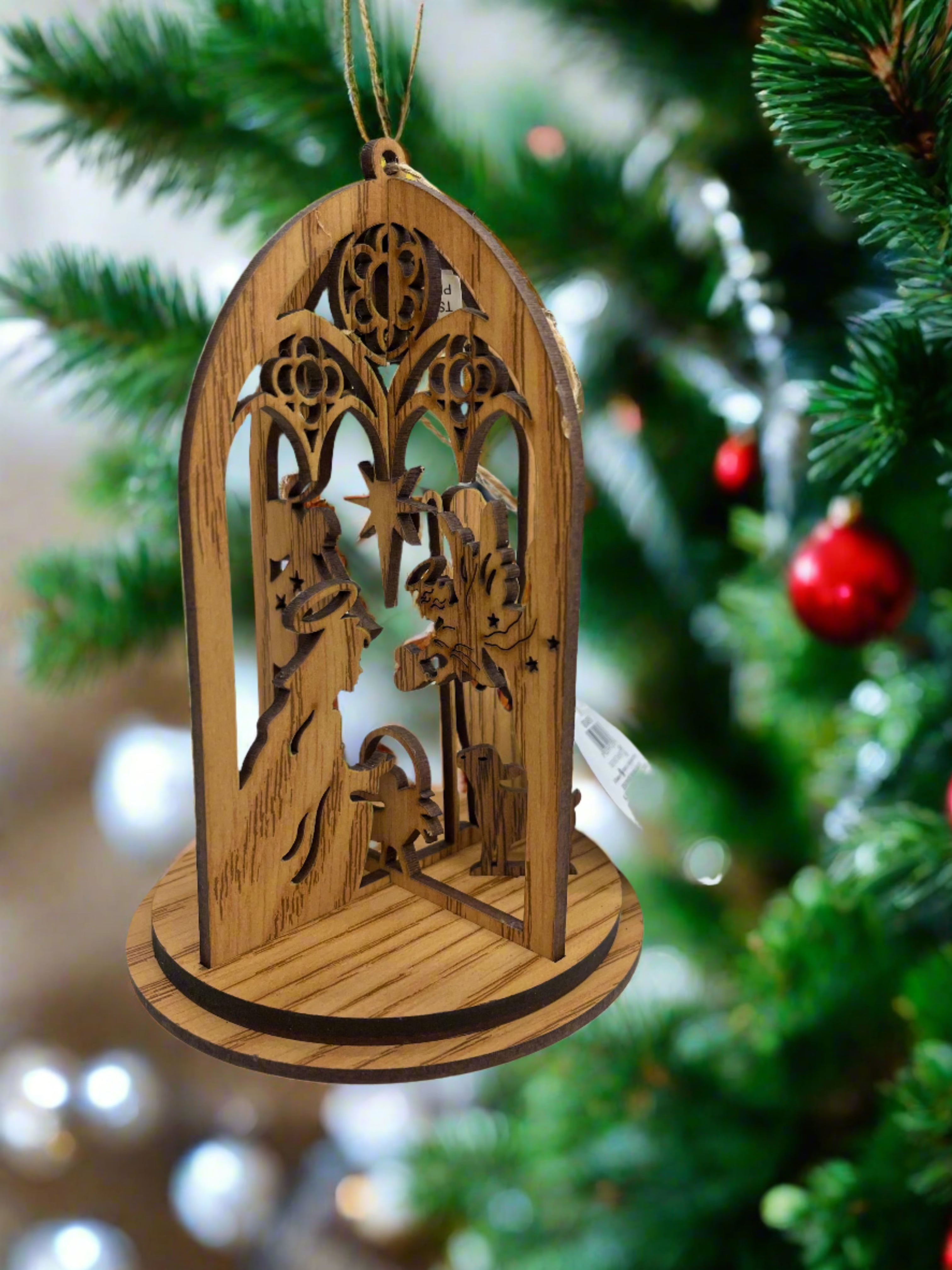 Laser Cut Nativity Ornament