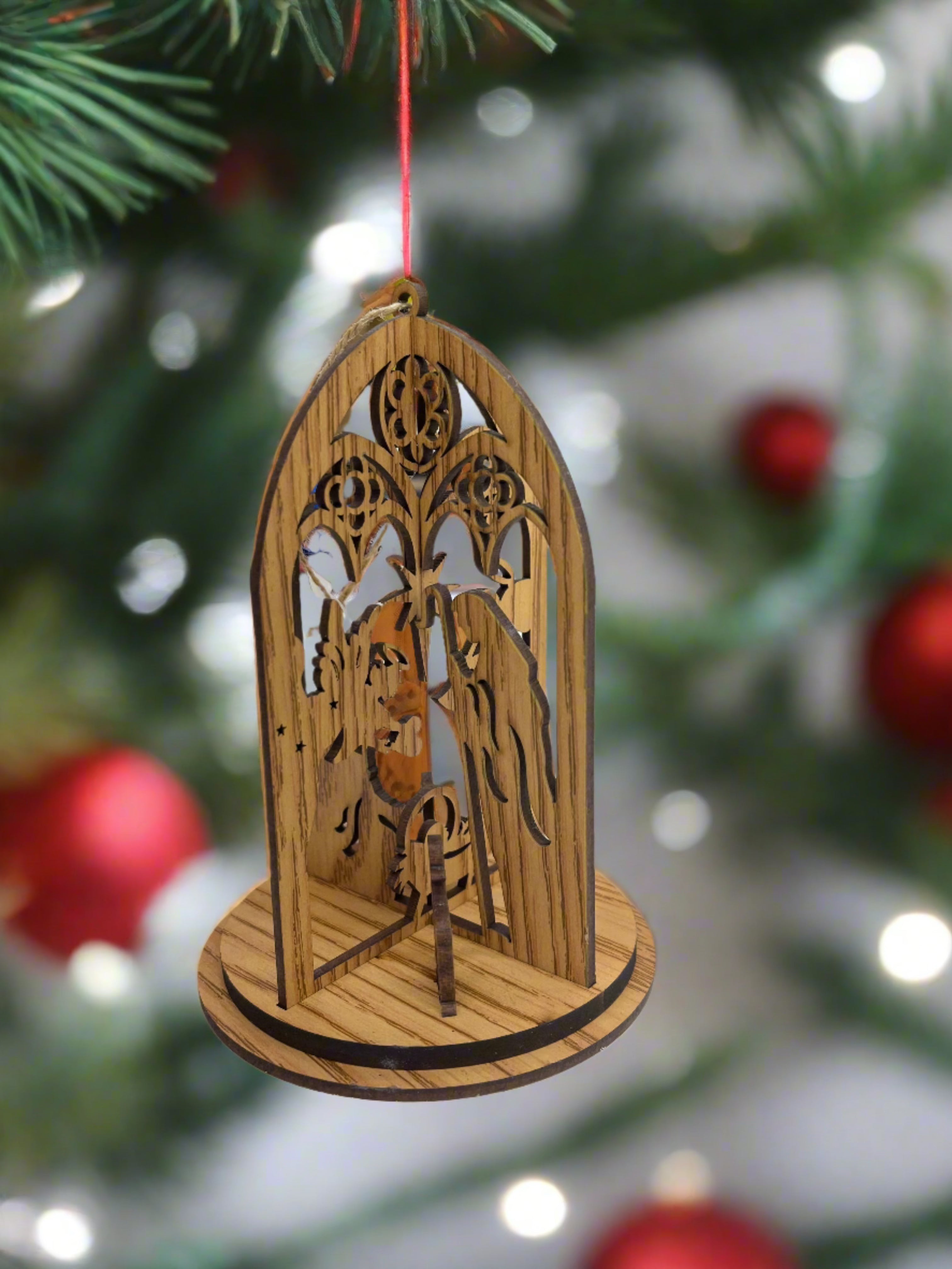 Laser Cut Nativity Ornament