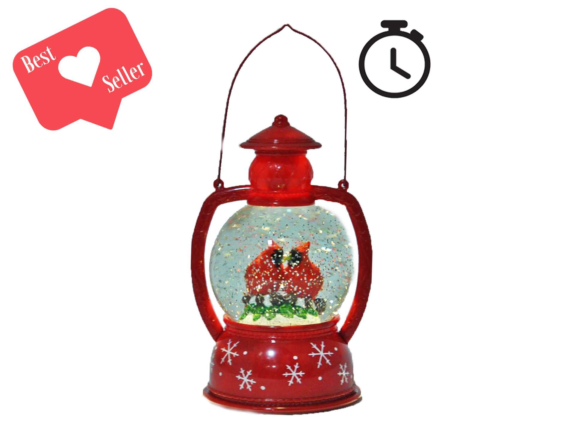 Lantern with Cardinals