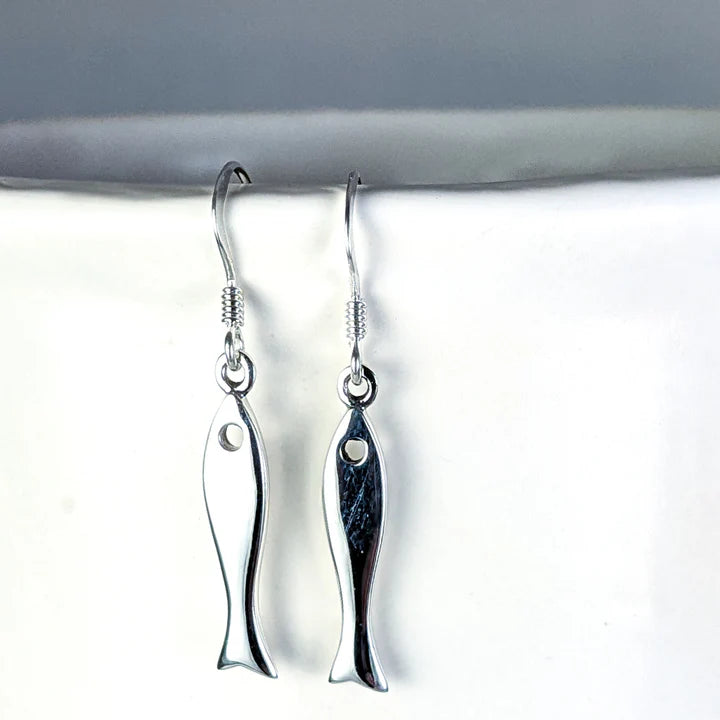 Flat Fish Earrings