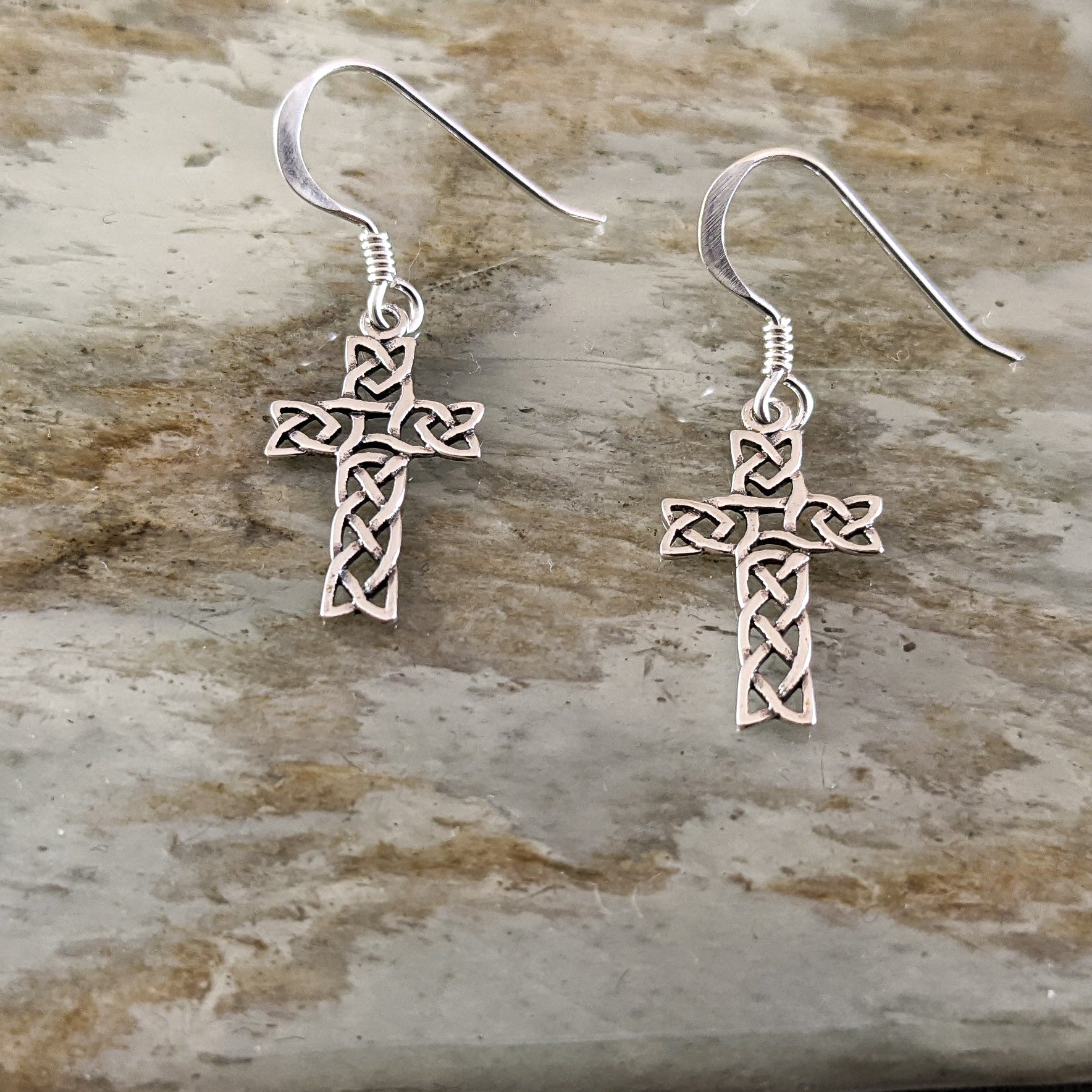 Celtic Cross Earrings