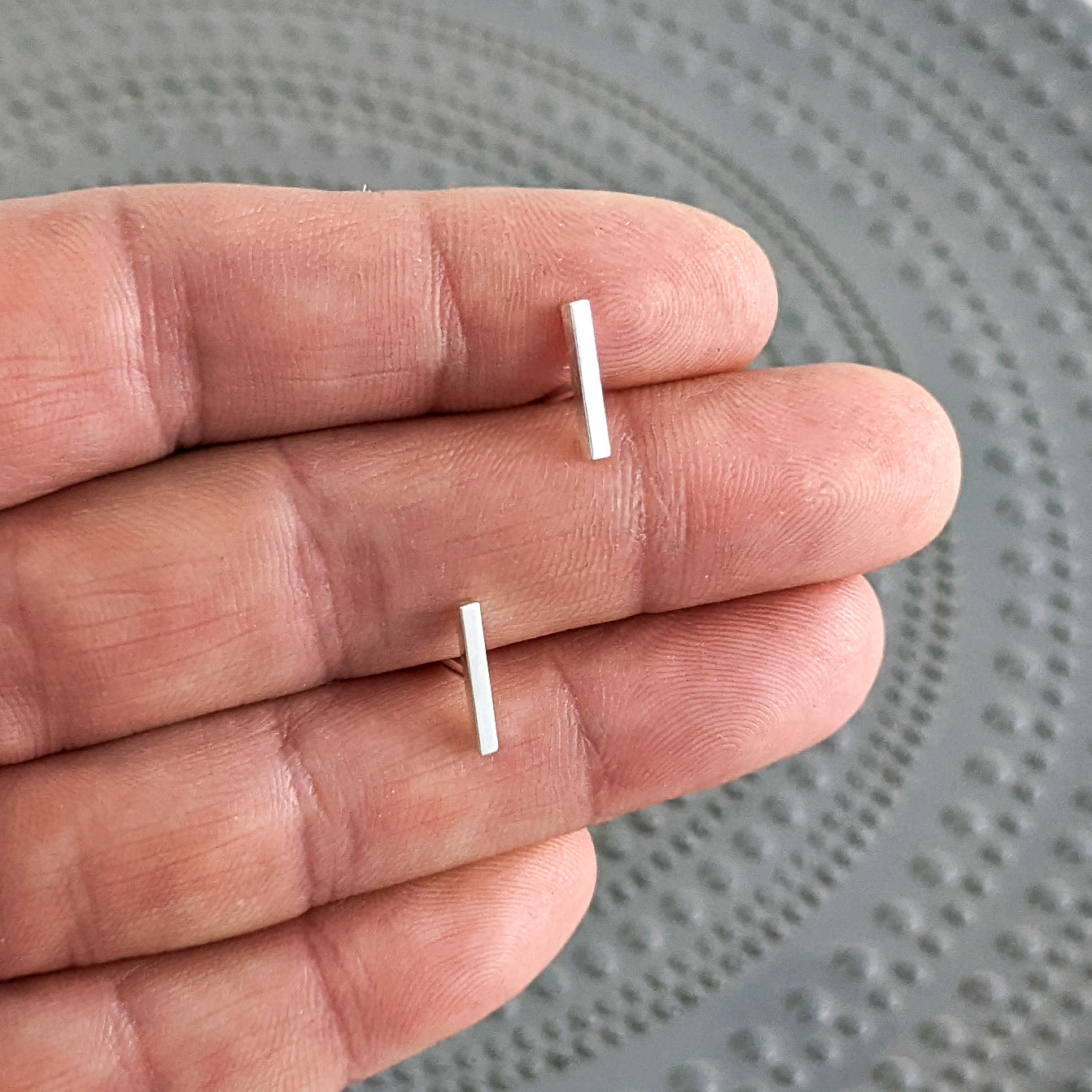 Bar Stud Earring