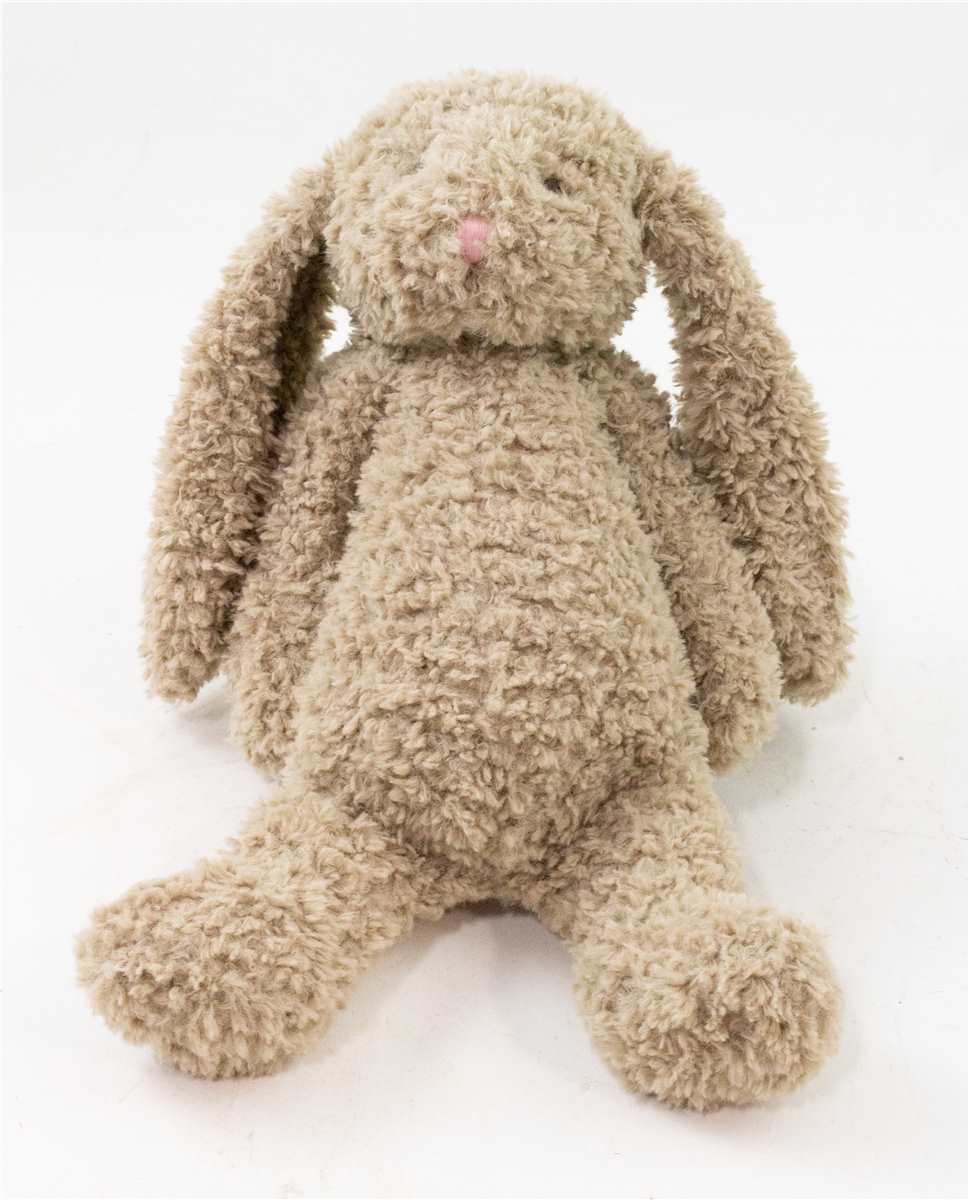 Plush Brown Sitting Bunny