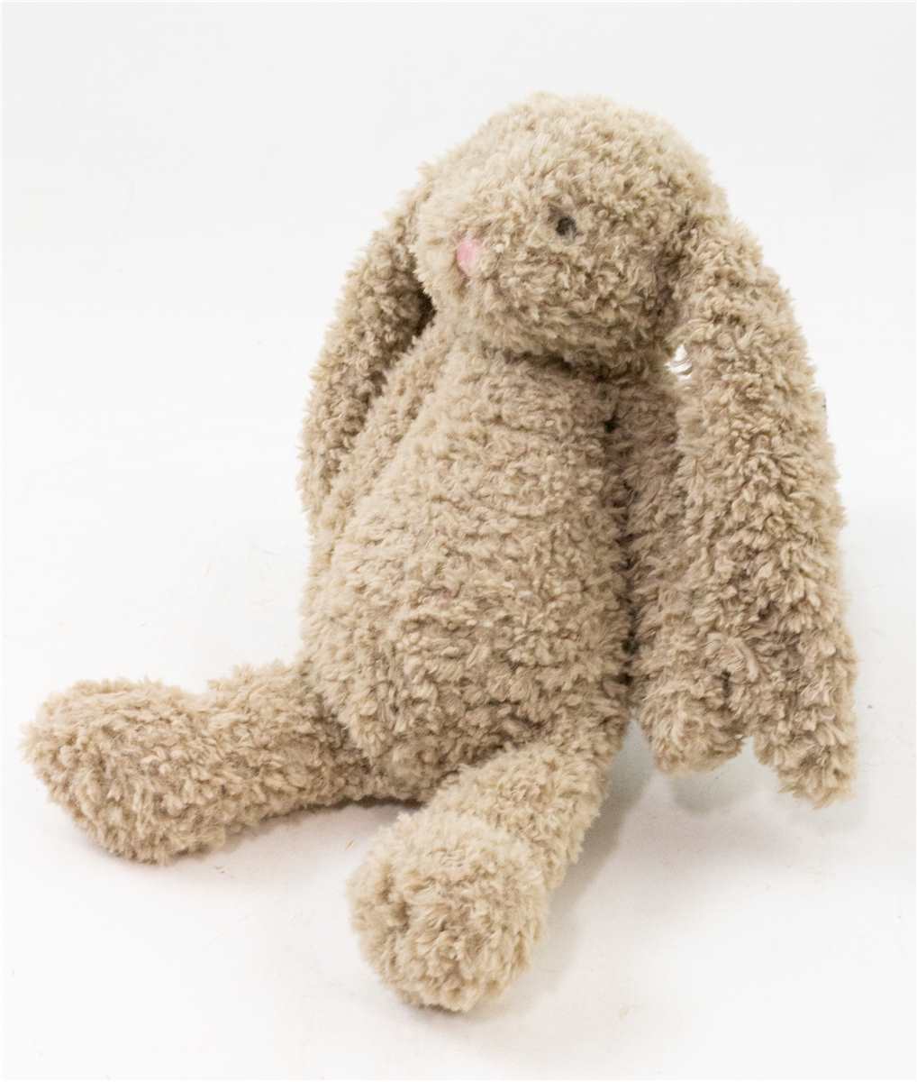 Plush Brown Sitting Bunny
