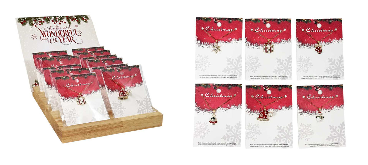 Christmas Necklace on Card