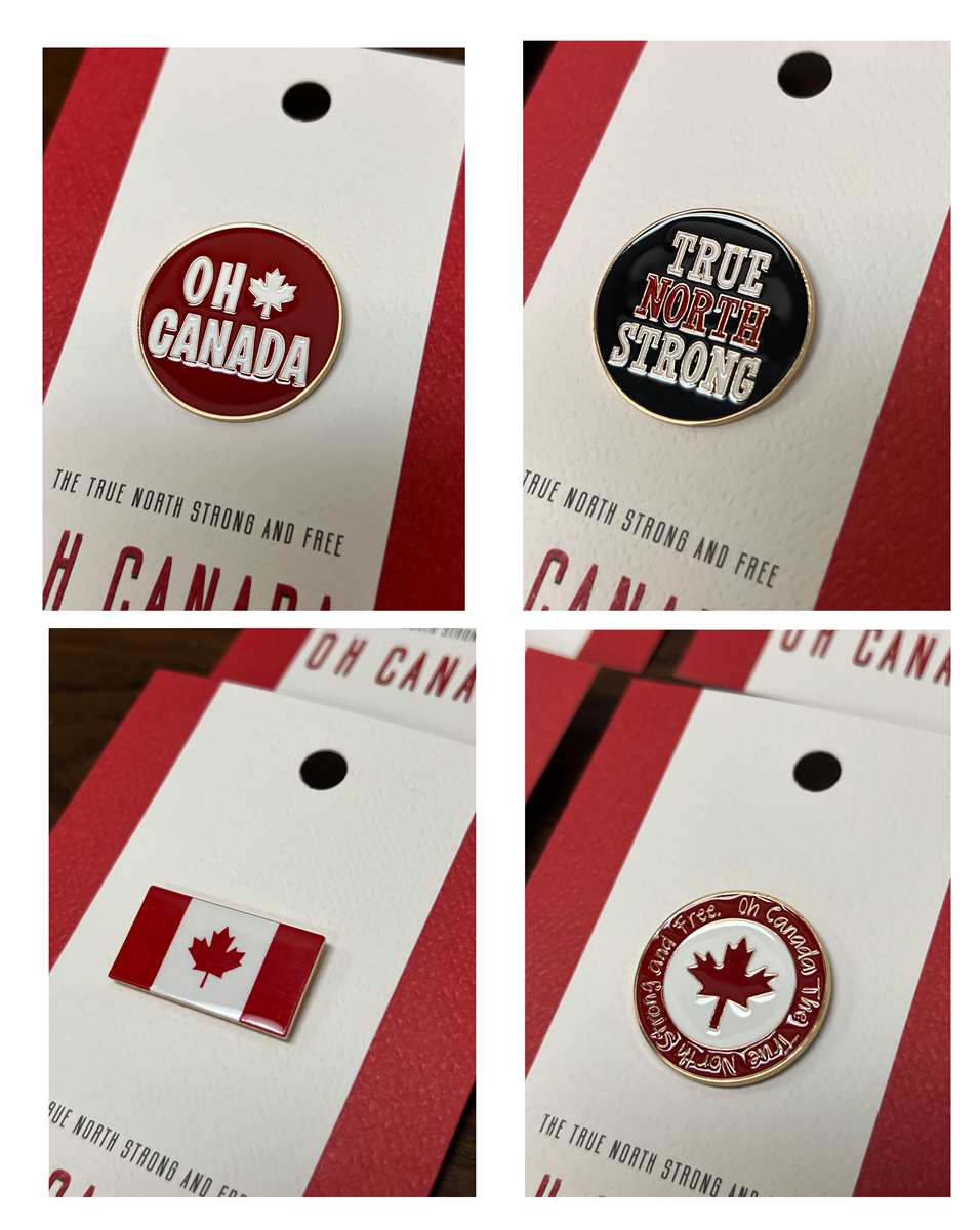 Canada Themed Lapel Pin