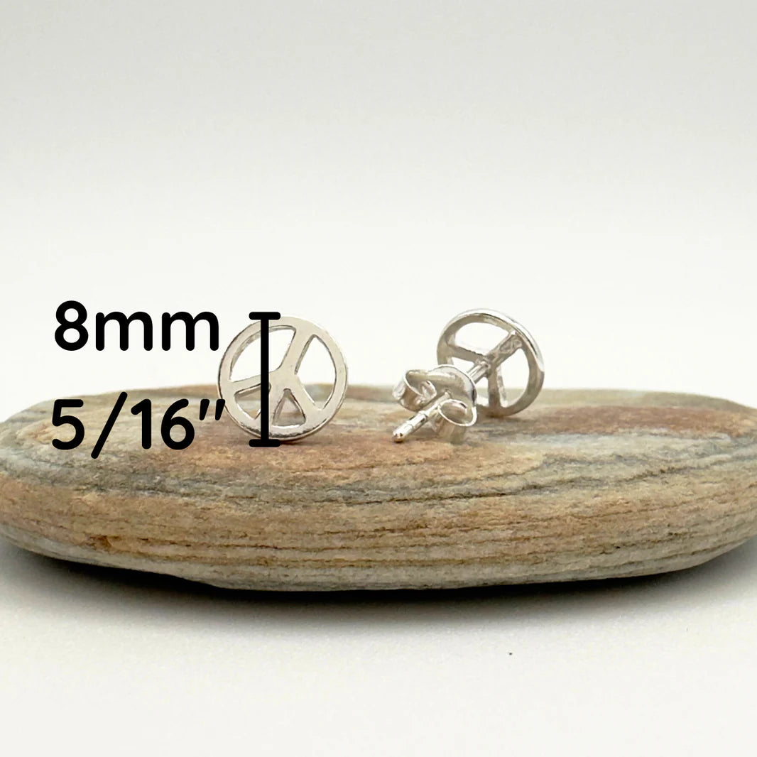 Peaceful Spirit Sterling Studs