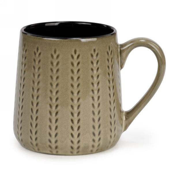 Large Textured Ceramic Mug