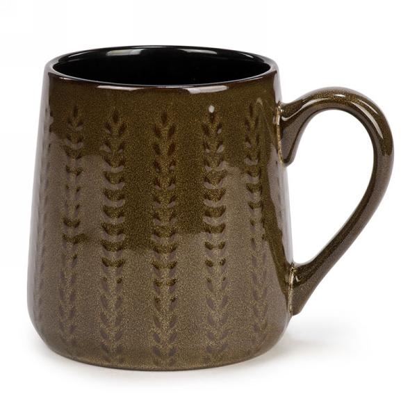 Large Textured Ceramic Mug