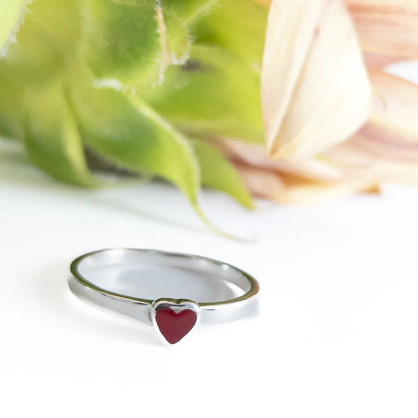 Red Heart Ring (size 9)