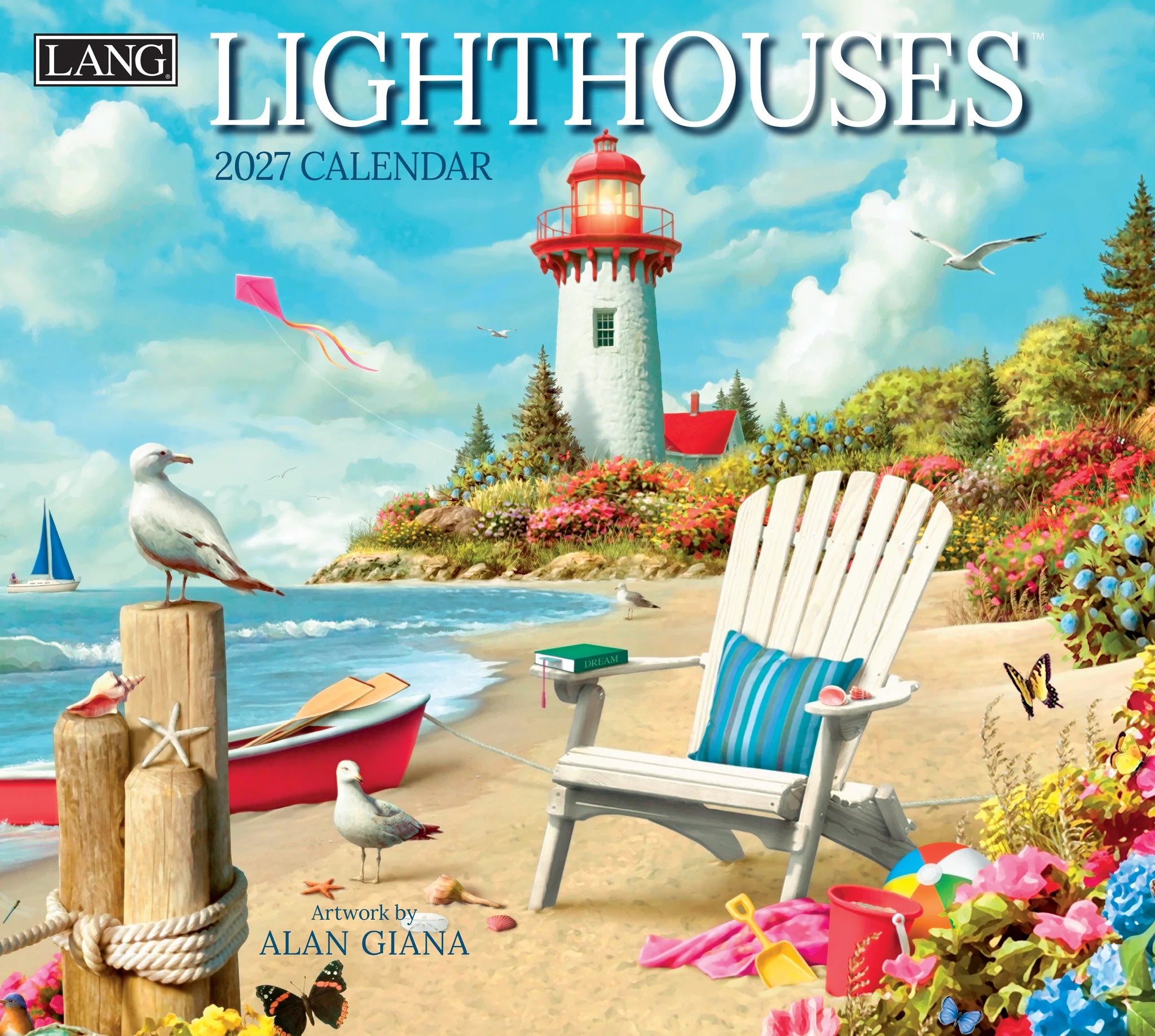 2027 Lang Calendar: Lighthouses