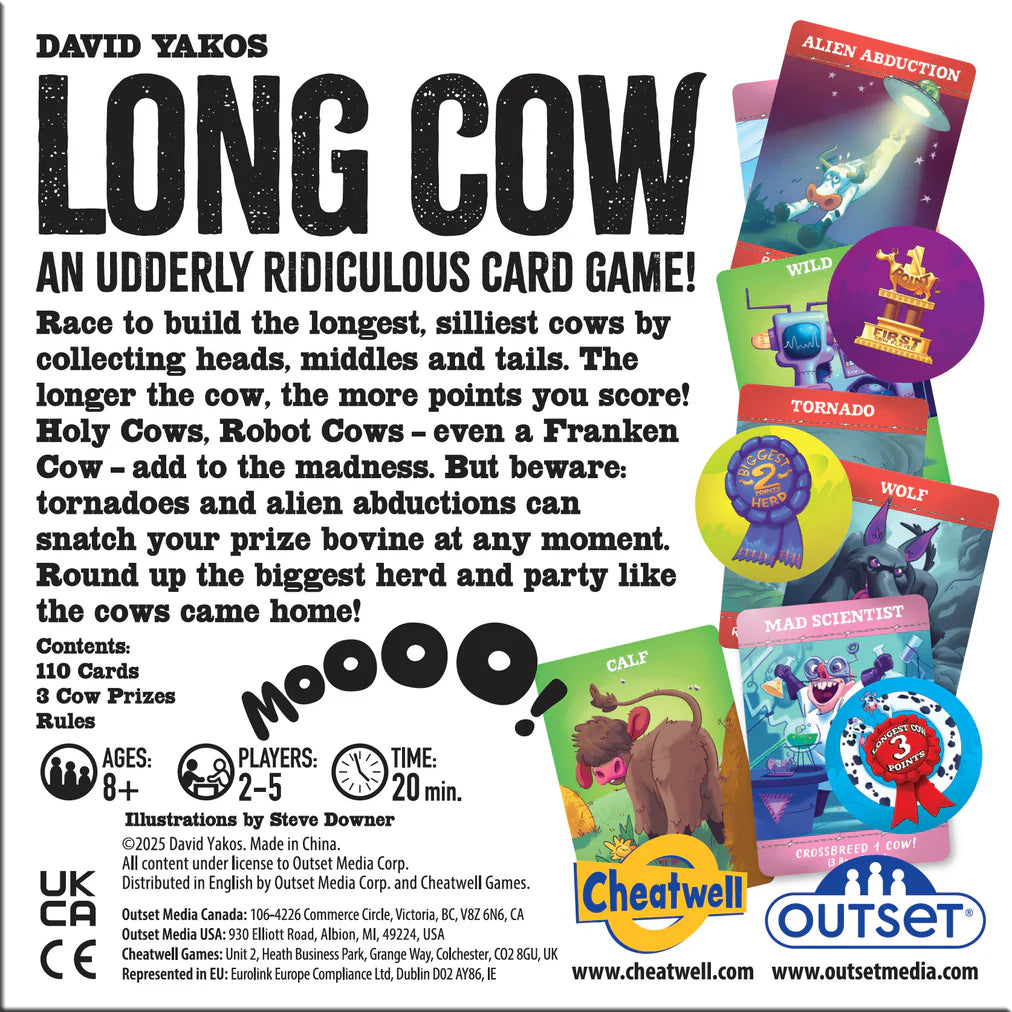 Long Cow: An Udderly Ridiculous Card Game