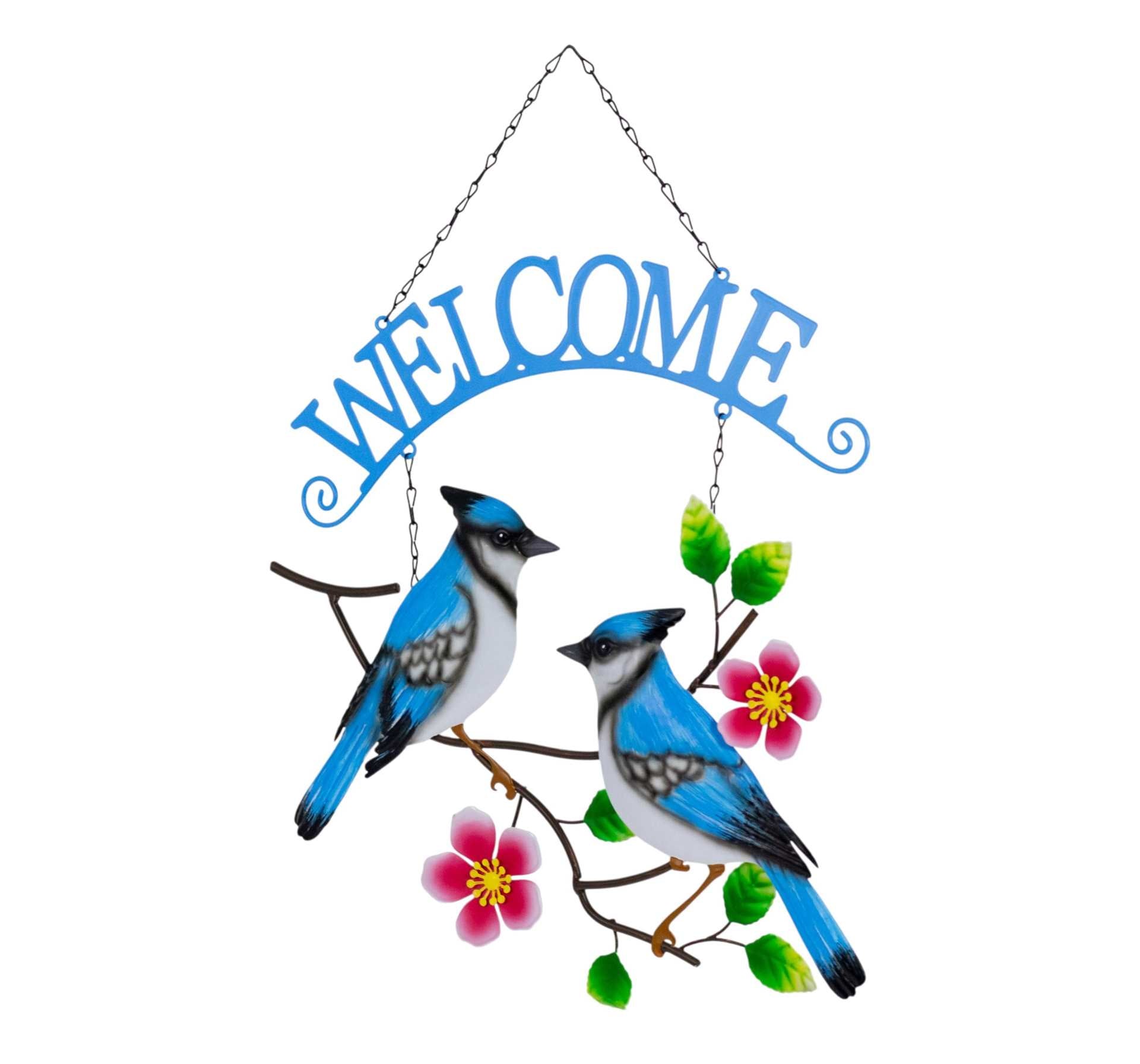 Welcome Sign with Blue Jays