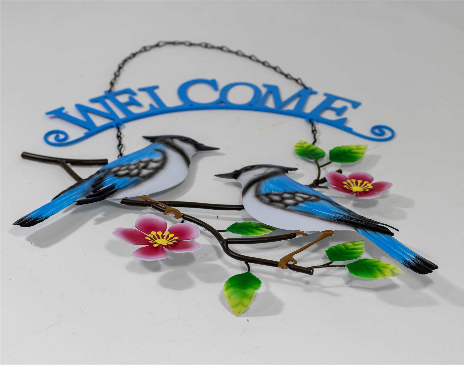 Welcome Sign with Blue Jays