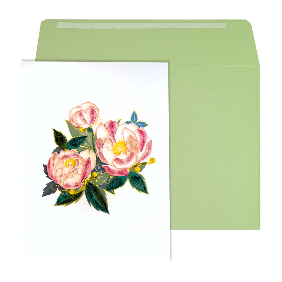 Birthday Card-Quilled Floral Origami