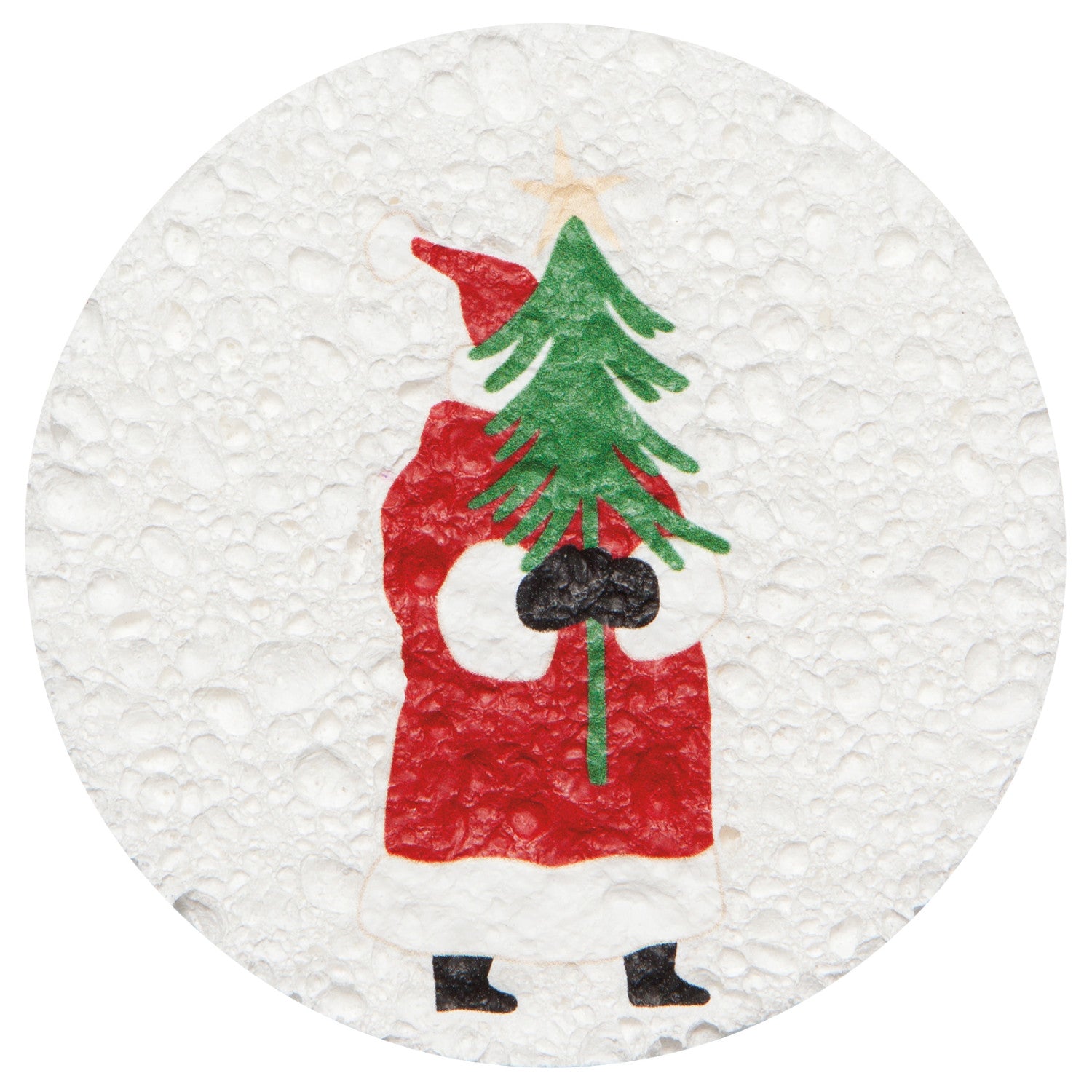 Compostable Dish Sponges-Christmas Design