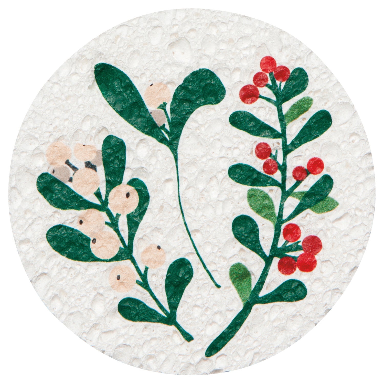 Compostable Dish Sponges-Christmas Design