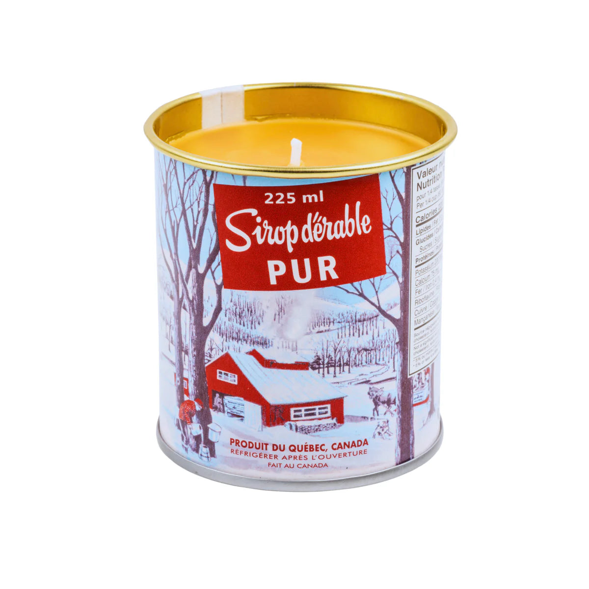 Maple Syrup Candle-Iconic Tin Can (225 ml)