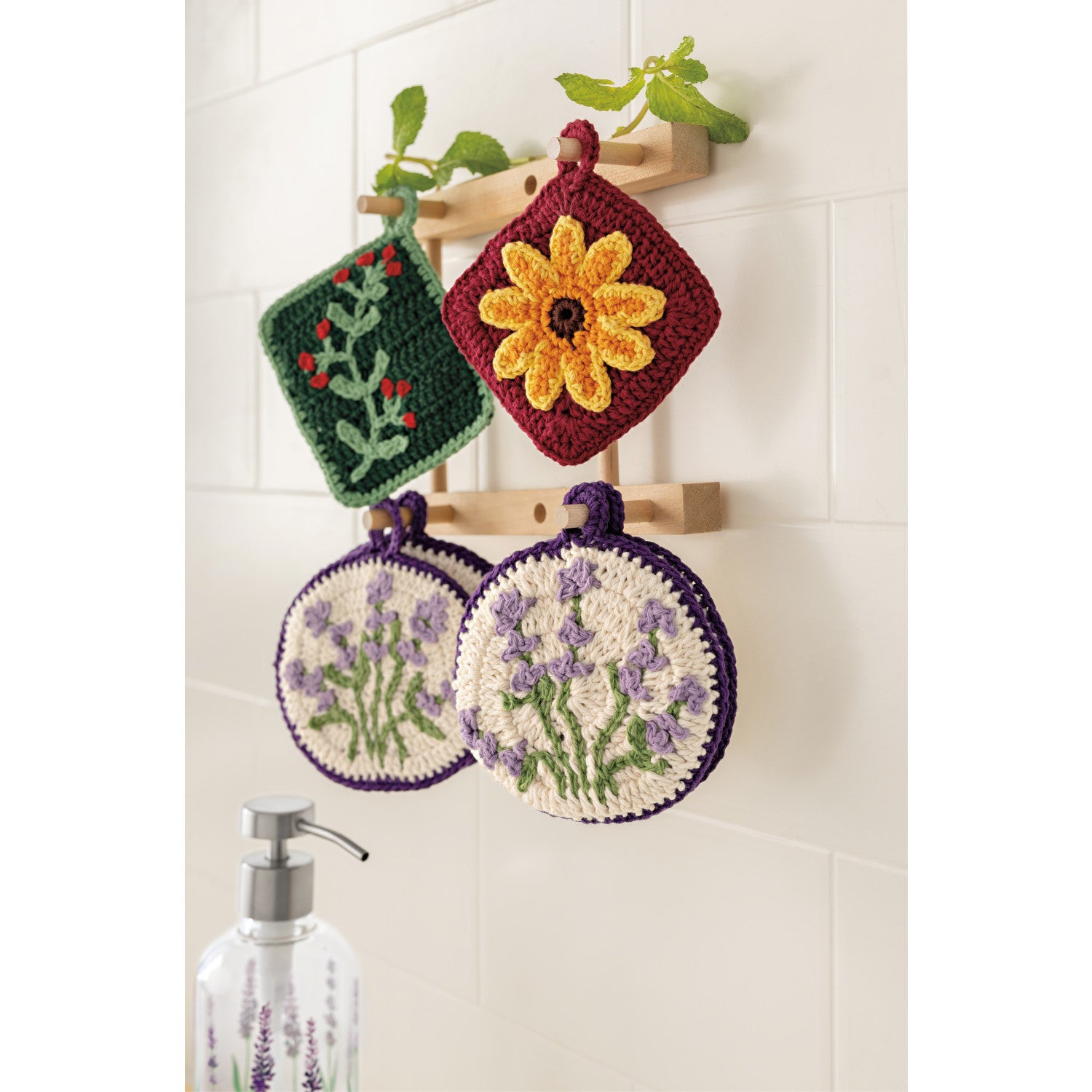 Crochet Sponges-Sunflower 2 Pack