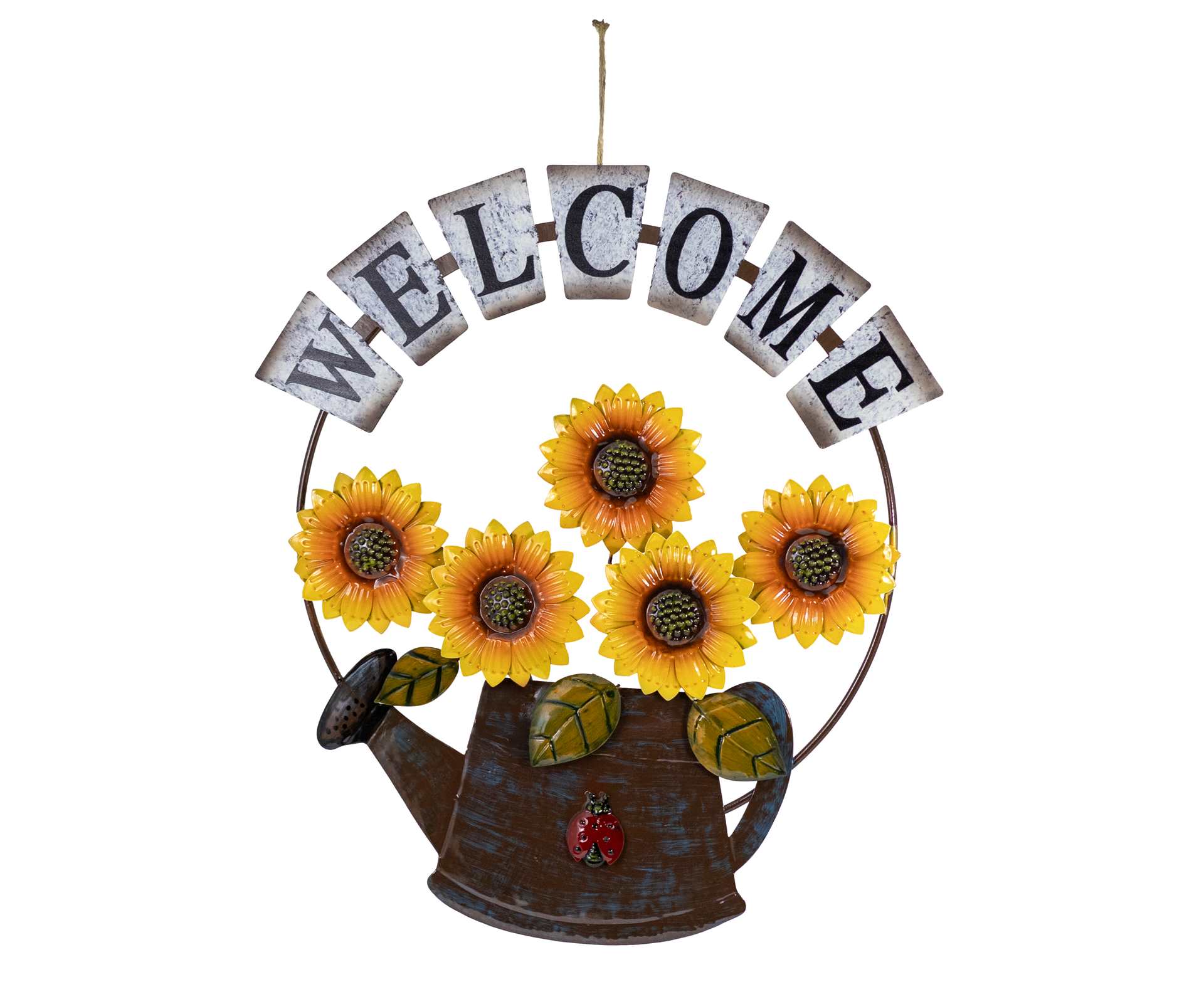 Watering Can Welcome Sign