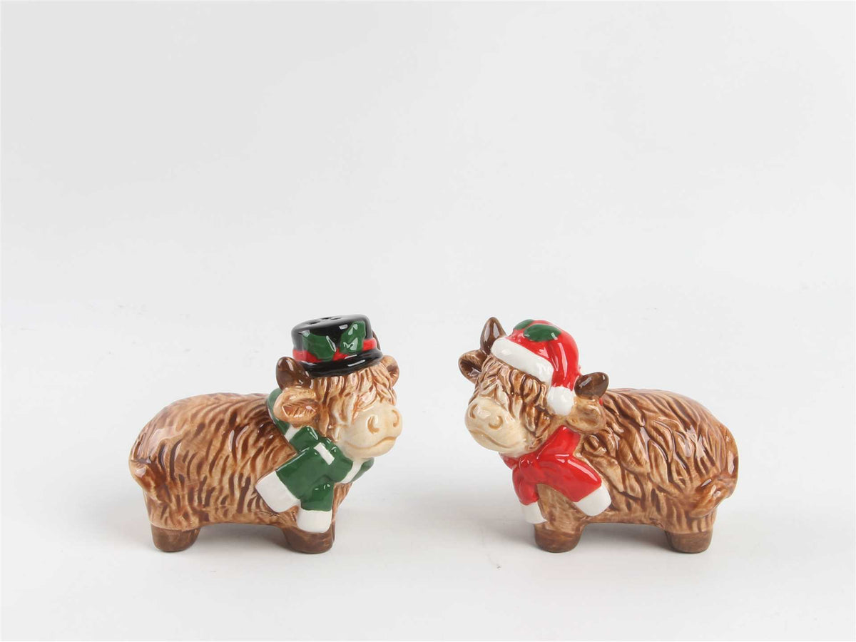 Highland Cow Salt & Pepper Set