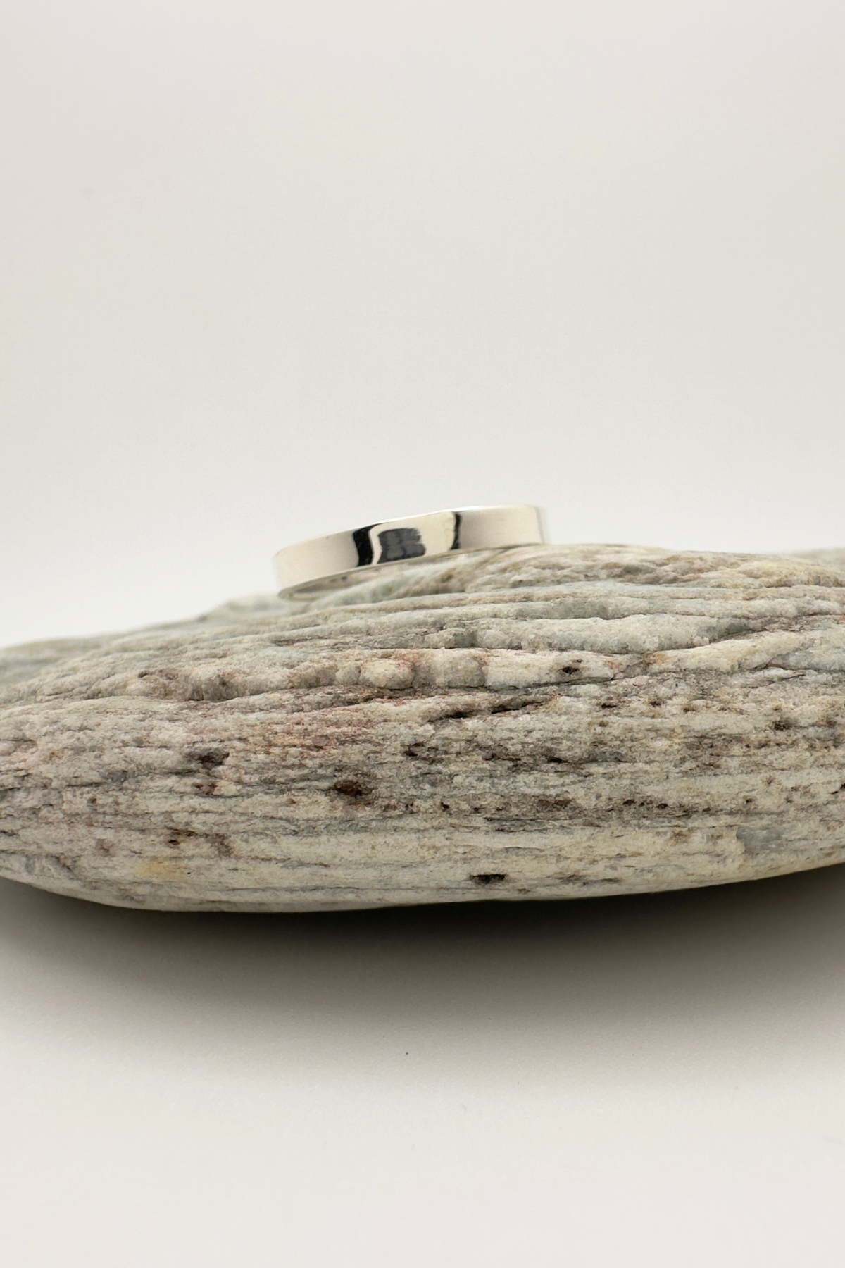 Minimalist Silver Band-Sleek and Stackable (Size 7)