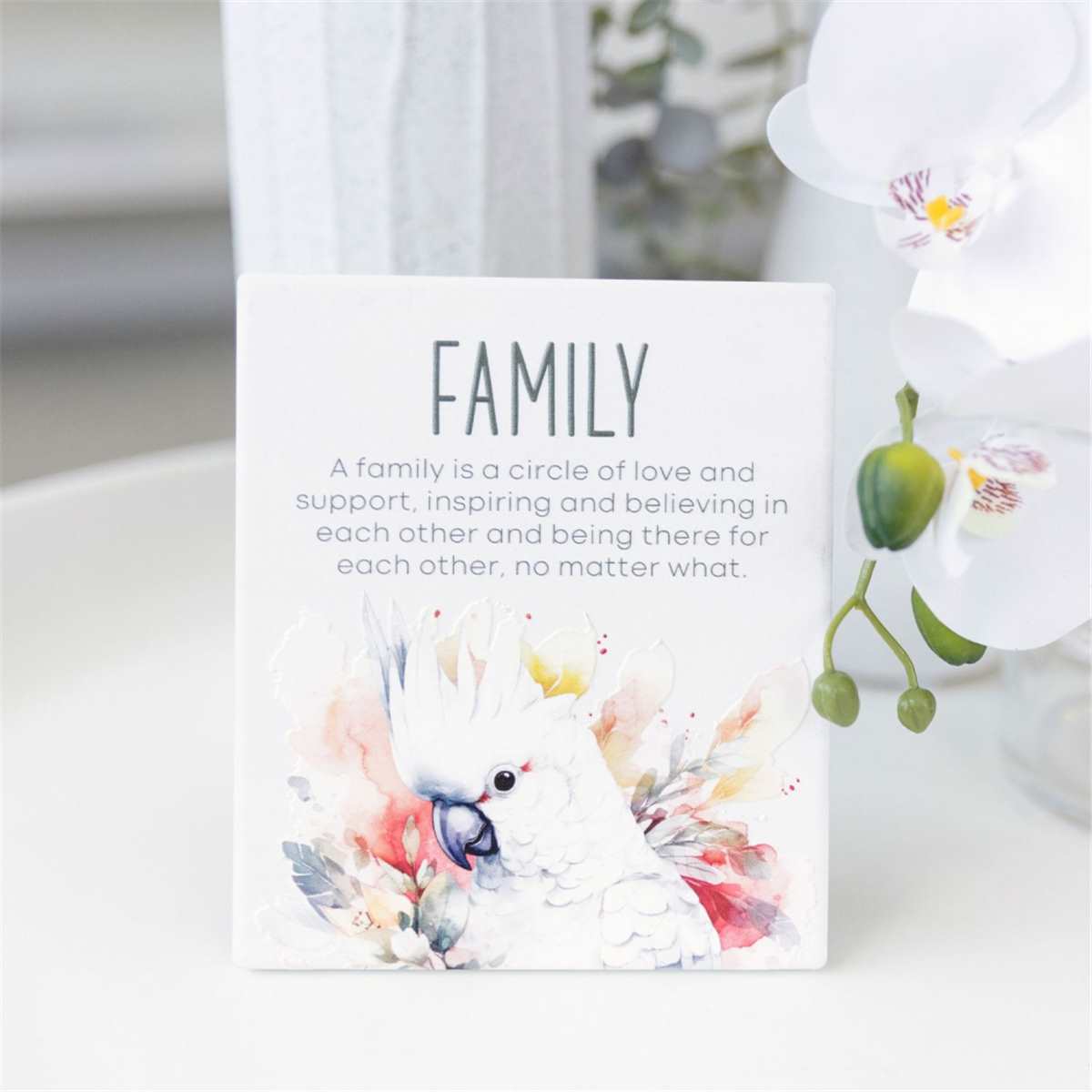 Native Blooms Plaque: Family