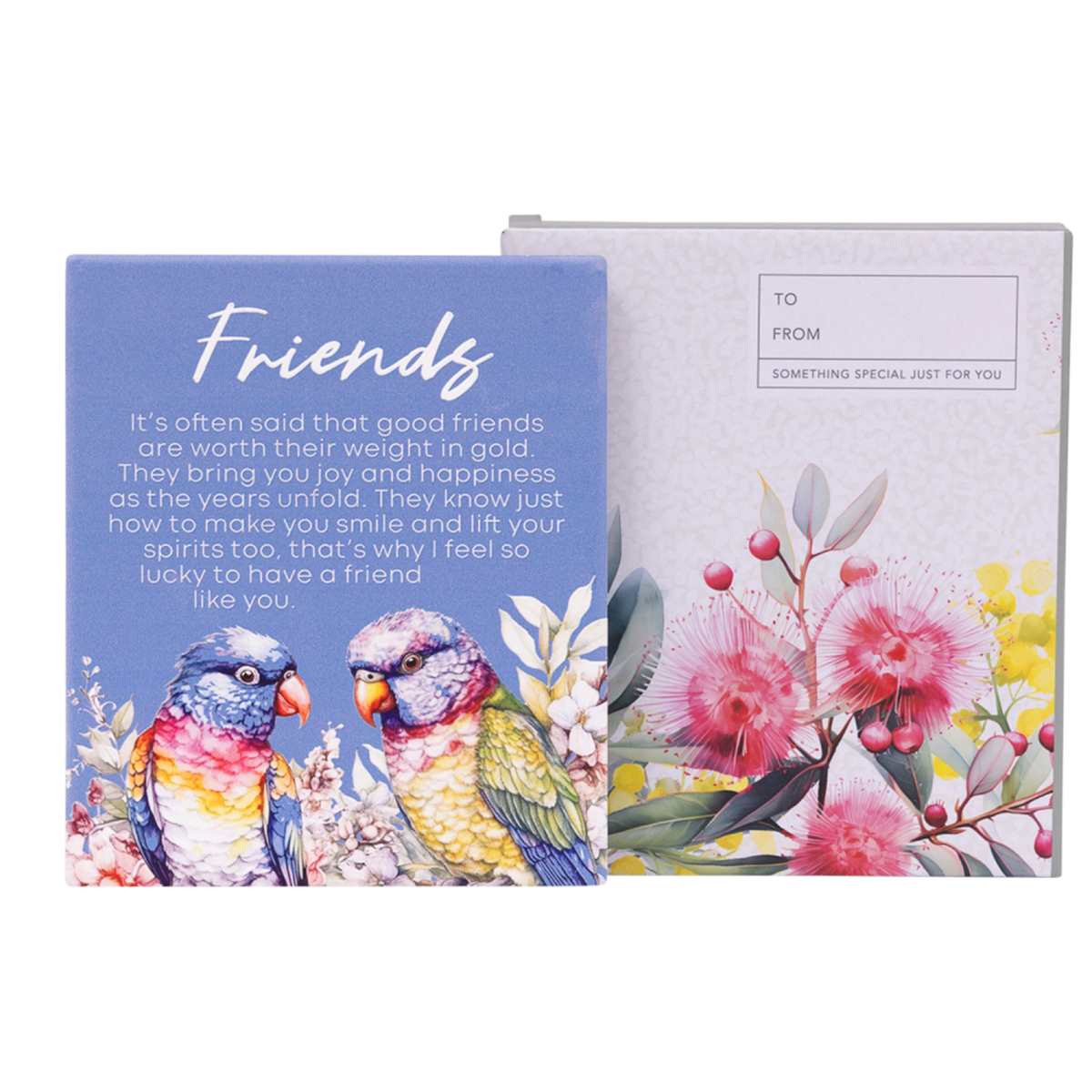 Native Blooms Plaque: Friends