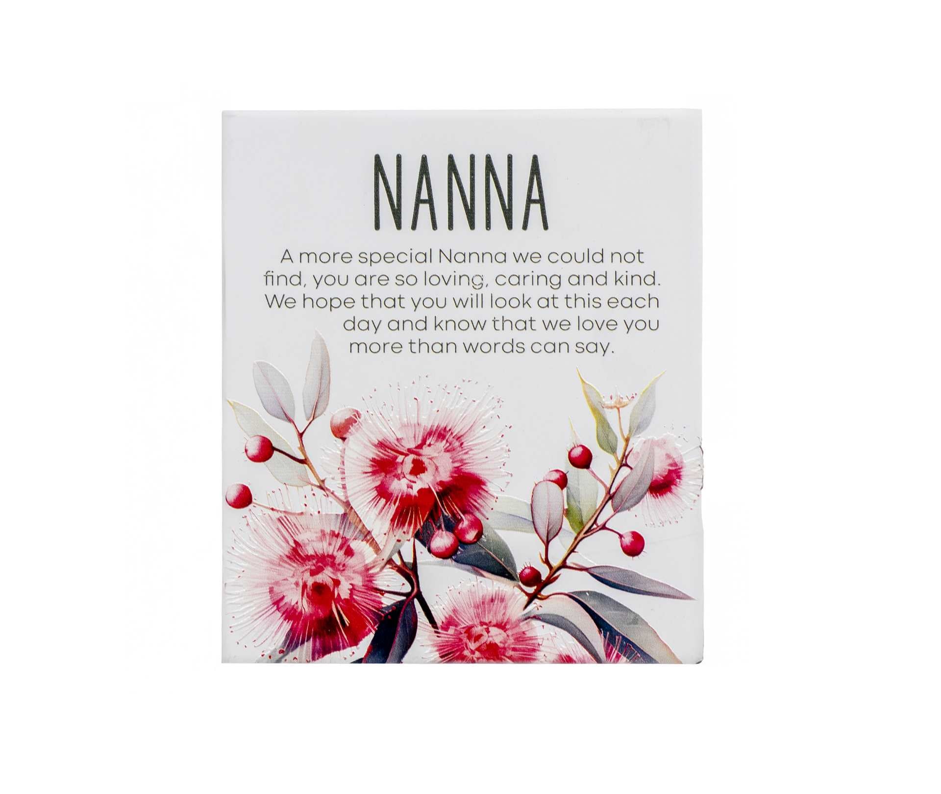 Native Blooms Plaque: Nanna