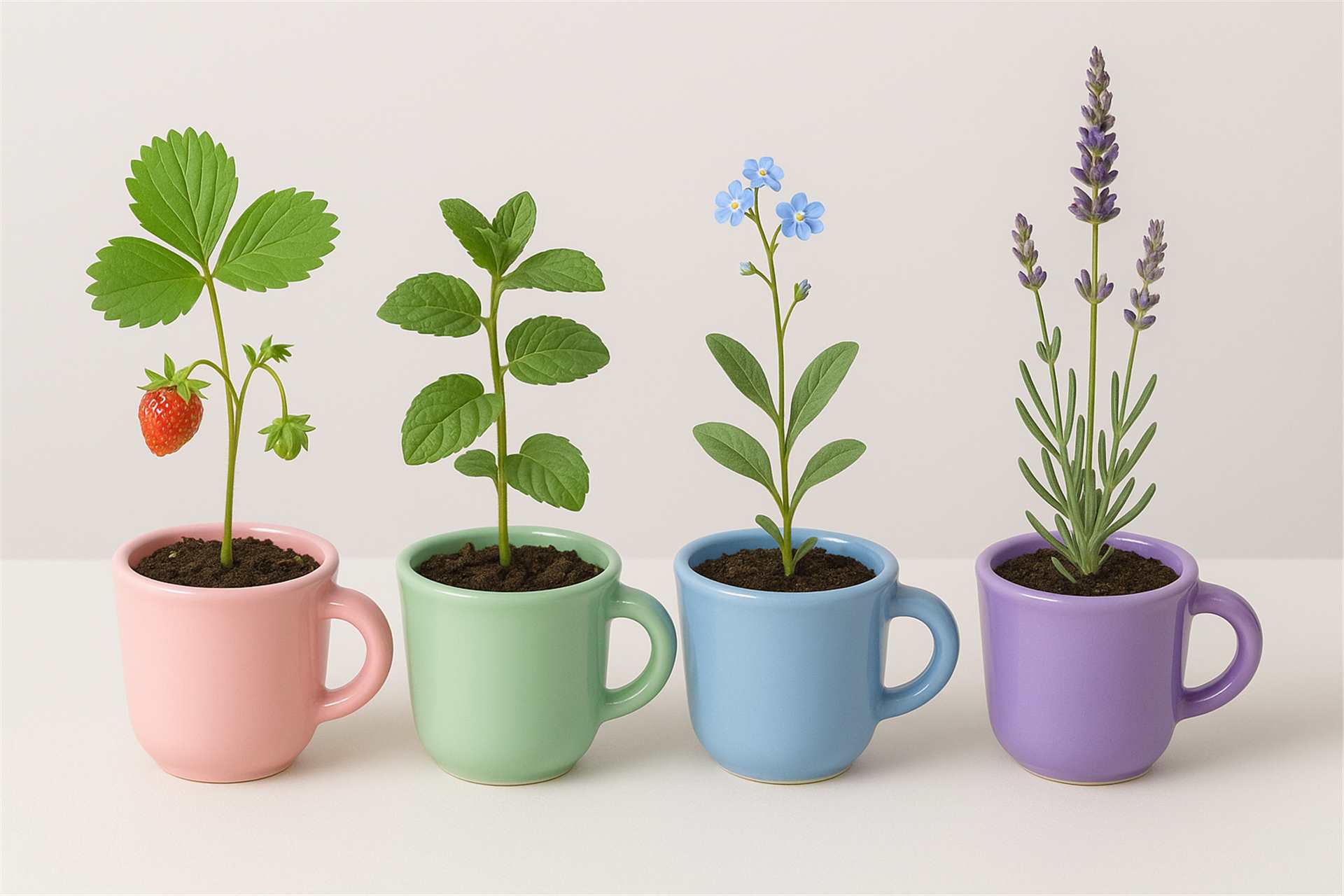 Mini Mugs with Seeds