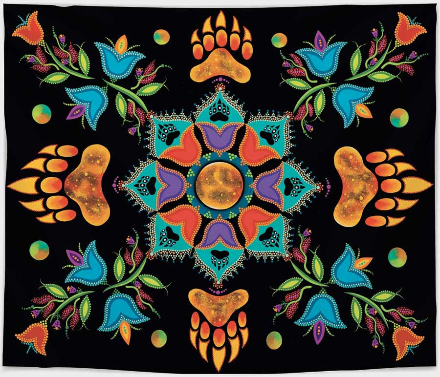 Indigenous Collection Fleece Blanket: Revelation