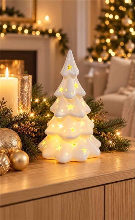 Lighted Porcelain Tree