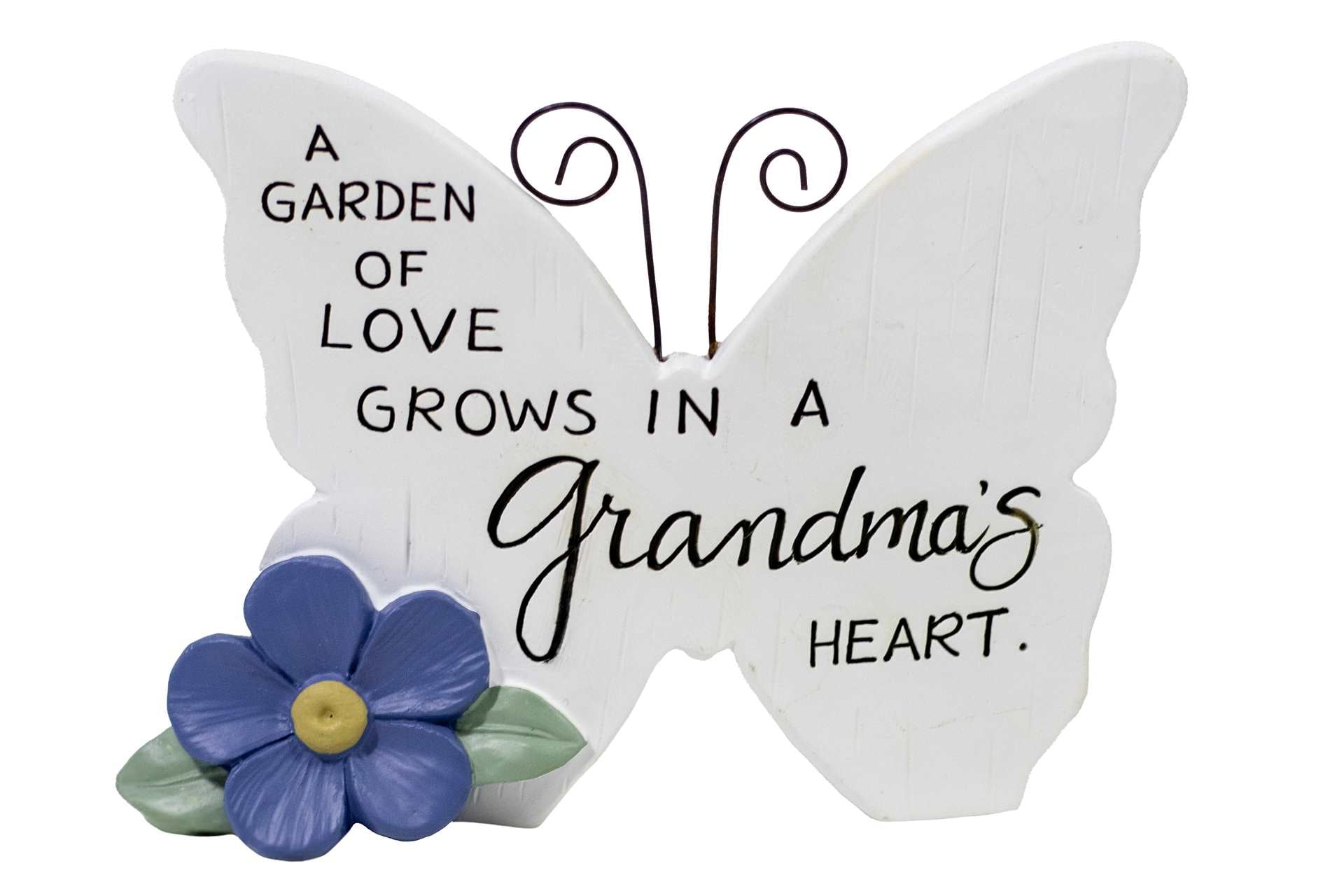 Butterfly Shelf Sitter:Grandma's Heart